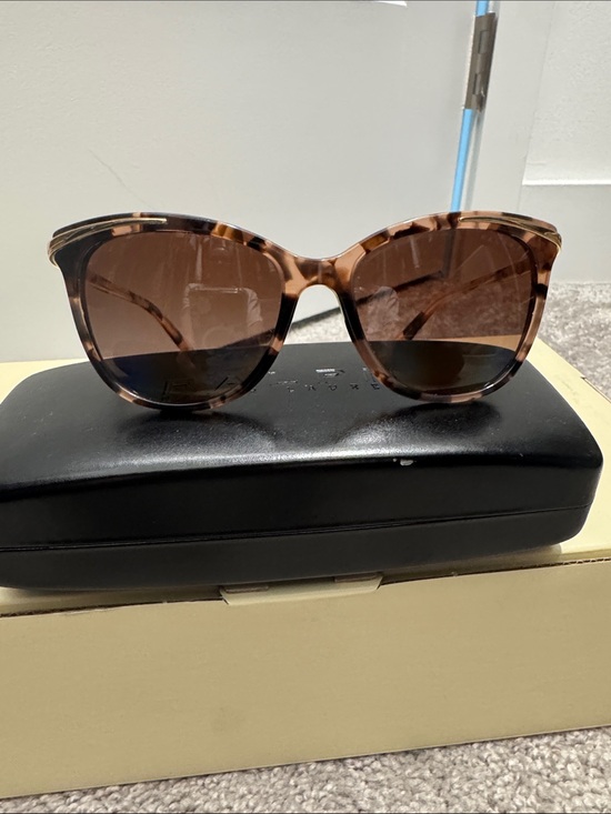 Ralph Lauren Brown Tortoiseshell Cat-Eye Polarized Sunglasses main image 4